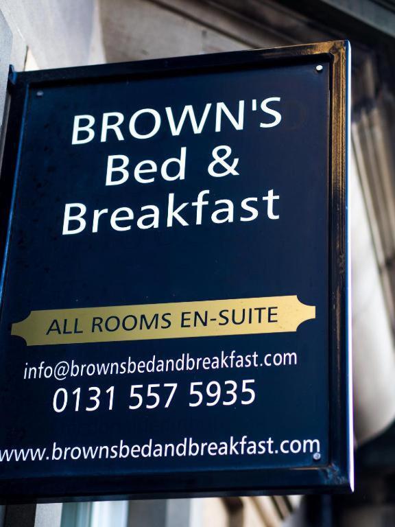 Browns Bed And Breakfast เอดินบะระ ภายนอก รูปภาพ